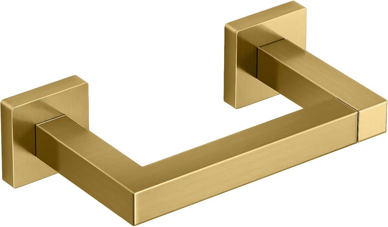 FEILERN Toilet Paper Holder Wall Mounted Post Pivoting Square Tissue Holders Roll Holder Hangers for Bathroom Commercial Toilet Paper Dispenser,Gold - Image 1
